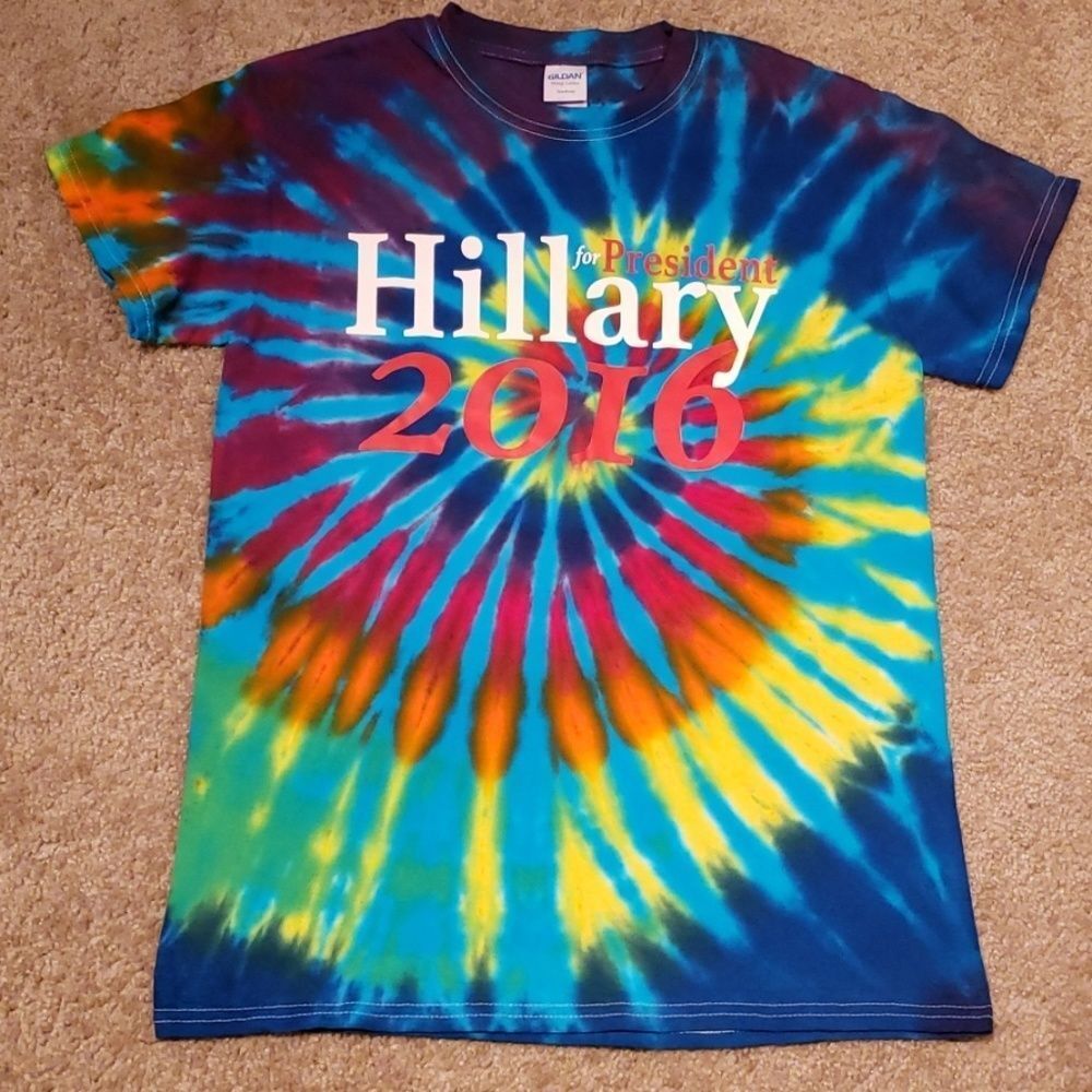Hilary Clinton TyeDye 2016 Campaign tee sz S